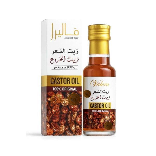زيت الخروع فاليرا حجم 130 ملي – 100% طبيعي
